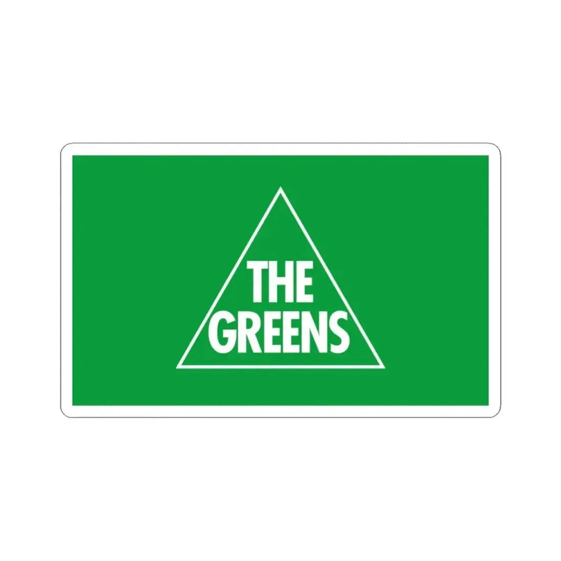 Australian Greens flag (Australia) STICKER Vinyl Kiss-Cut Decal 3 Inch White - The Sticker Space