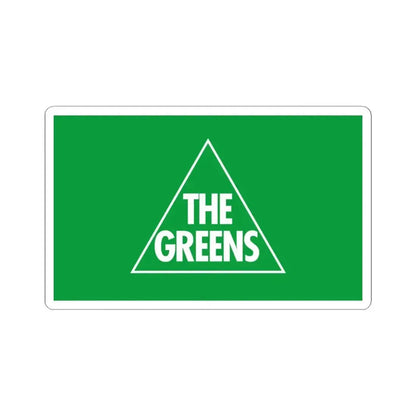 Australian Greens flag (Australia) STICKER Vinyl Kiss-Cut Decal 6 Inch White - The Sticker Space