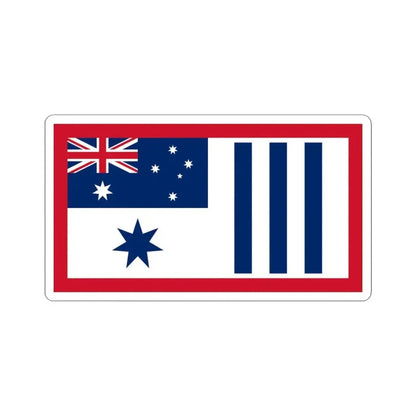 Australian Honour Flag (Australia) STICKER Vinyl Kiss-Cut Decal 6 Inch White - The Sticker Space