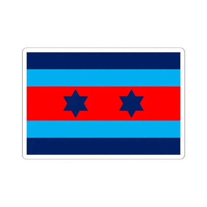 Australian O8 Air Vice Marshal Officer Distinguishing Flag (Australia) STICKER Vinyl Kiss-Cut Decal 6 Inch White - The Sticker Space