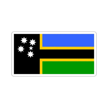 Australian South Sea Islanders flag (Australia) STICKER Vinyl Kiss-Cut Decal 6 Inch White - The Sticker Space
