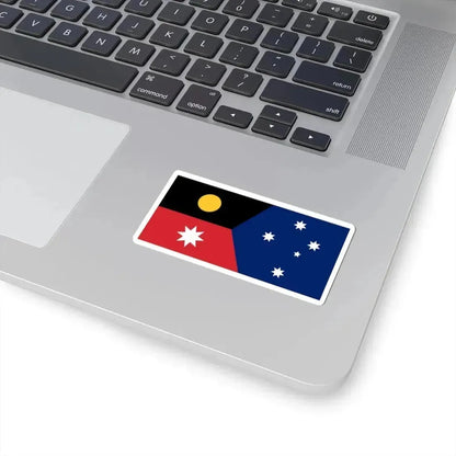 Australian Triple Union Flag (Australia) STICKER Vinyl Kiss-Cut Decal - The Sticker Space