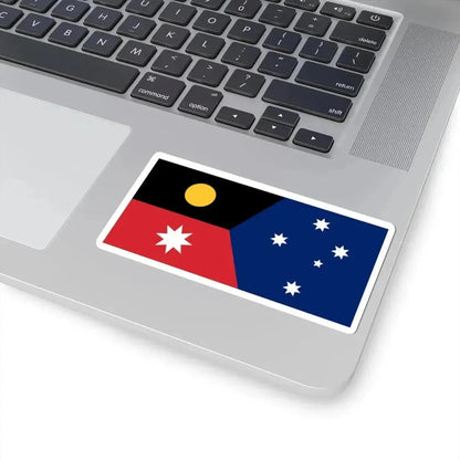 Australian Triple Union Flag (Australia) STICKER Vinyl Kiss-Cut Decal - The Sticker Space