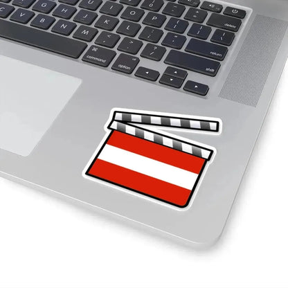 Austria film clapperboard (Austria) STICKER Vinyl Kiss-Cut Decal - The Sticker Space