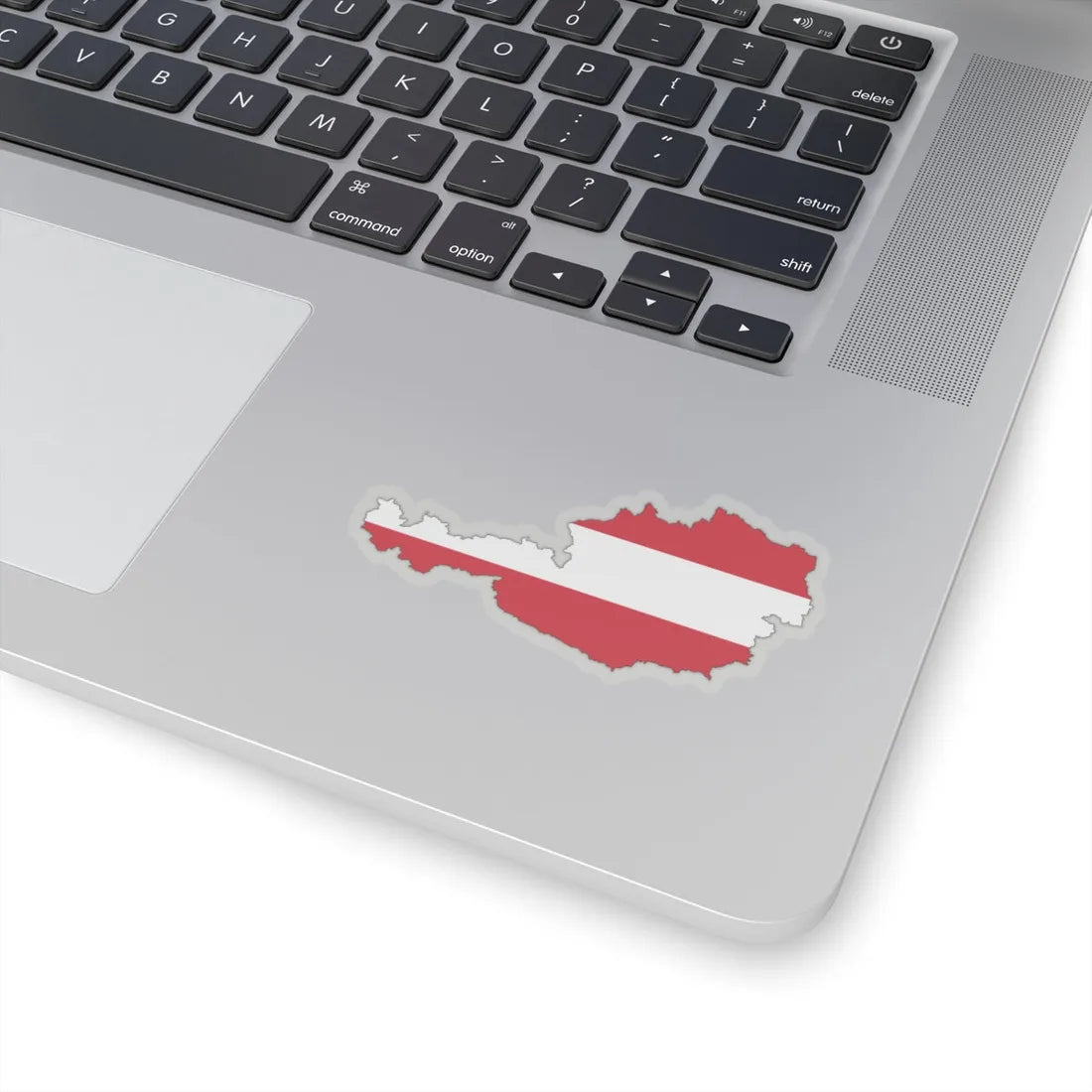 Austria-Flagmap (Austria) STICKER Vinyl Kiss-Cut Decal - The Sticker Space