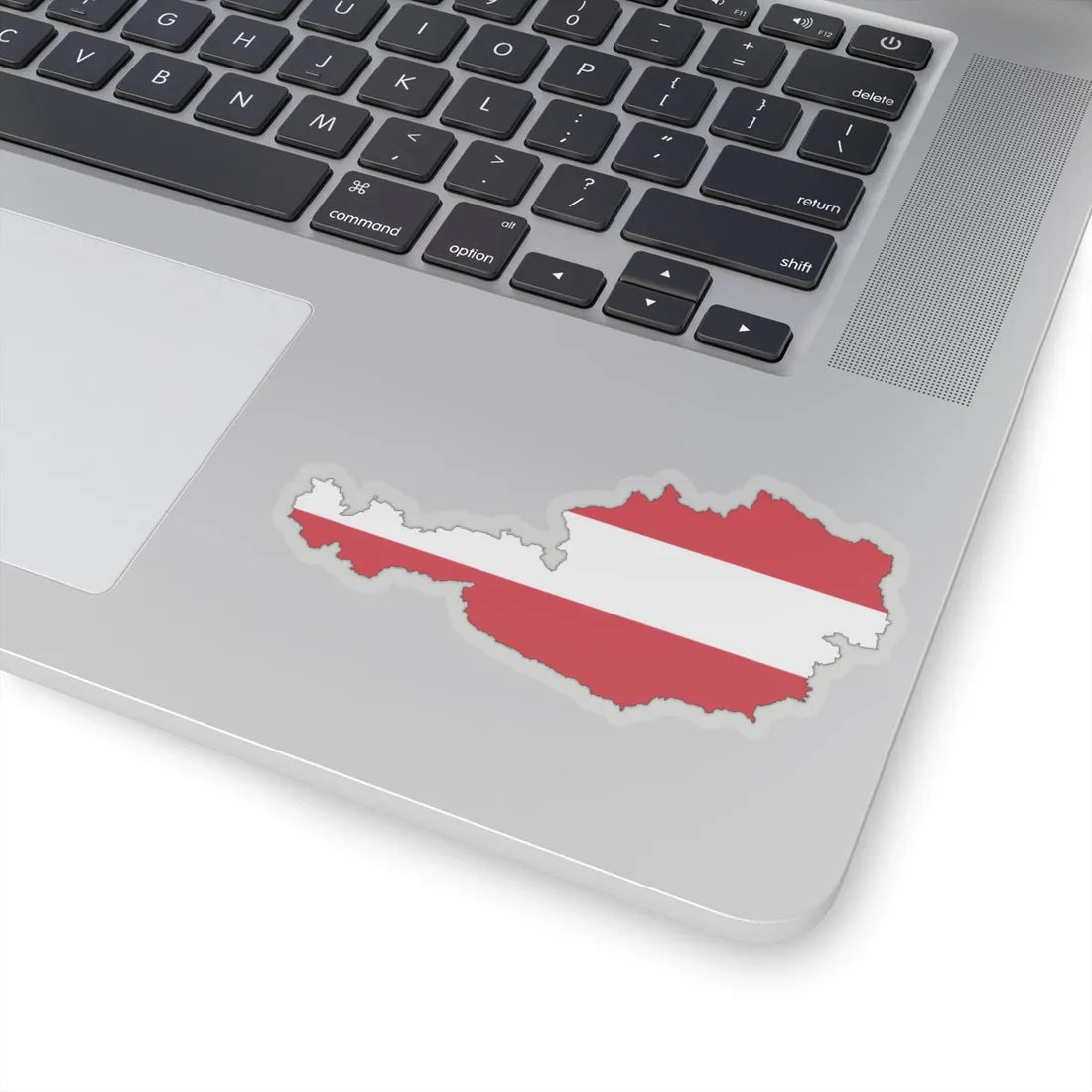Austria-Flagmap (Austria) STICKER Vinyl Kiss-Cut Decal - The Sticker Space