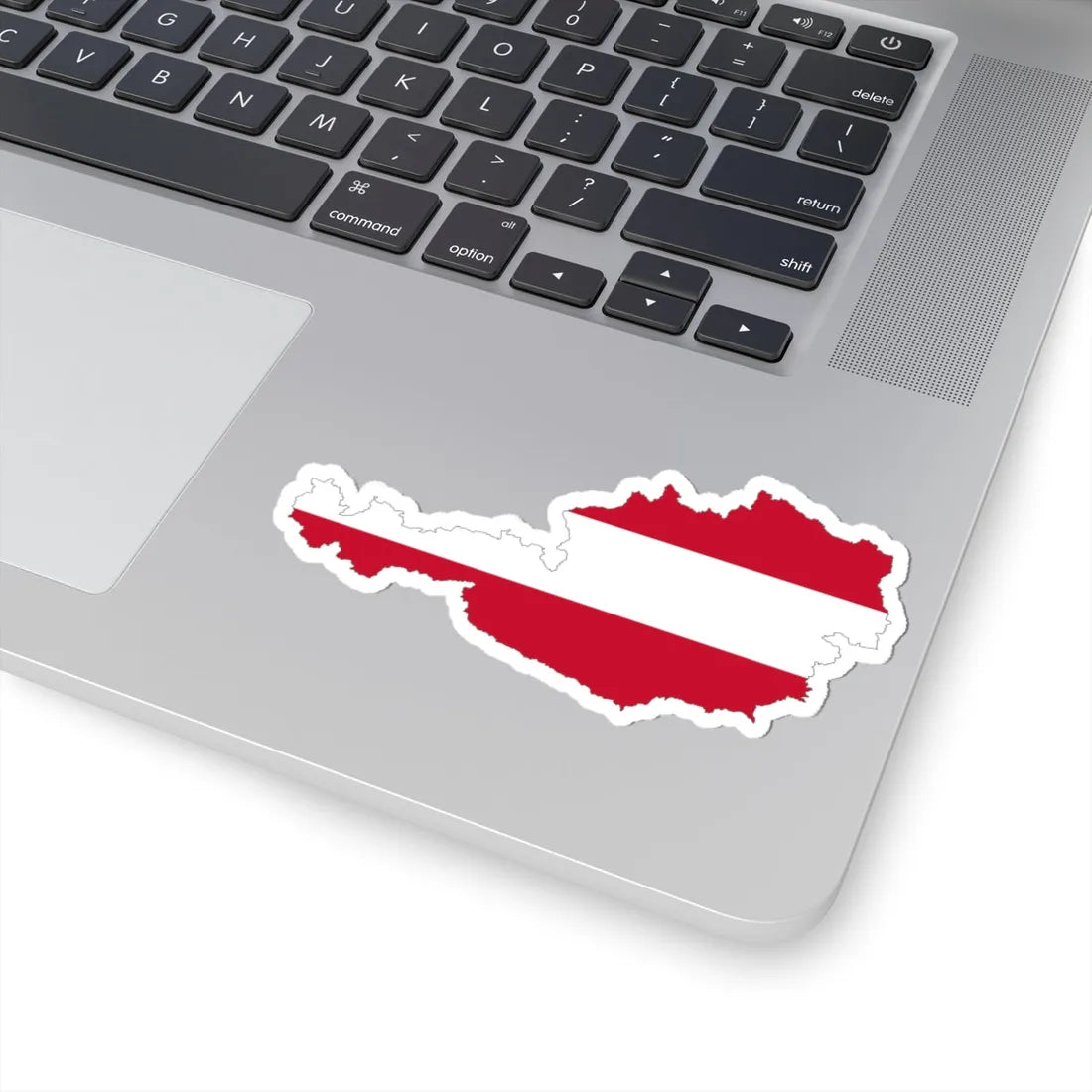 Austria-Flagmap (Austria) STICKER Vinyl Kiss-Cut Decal - The Sticker Space