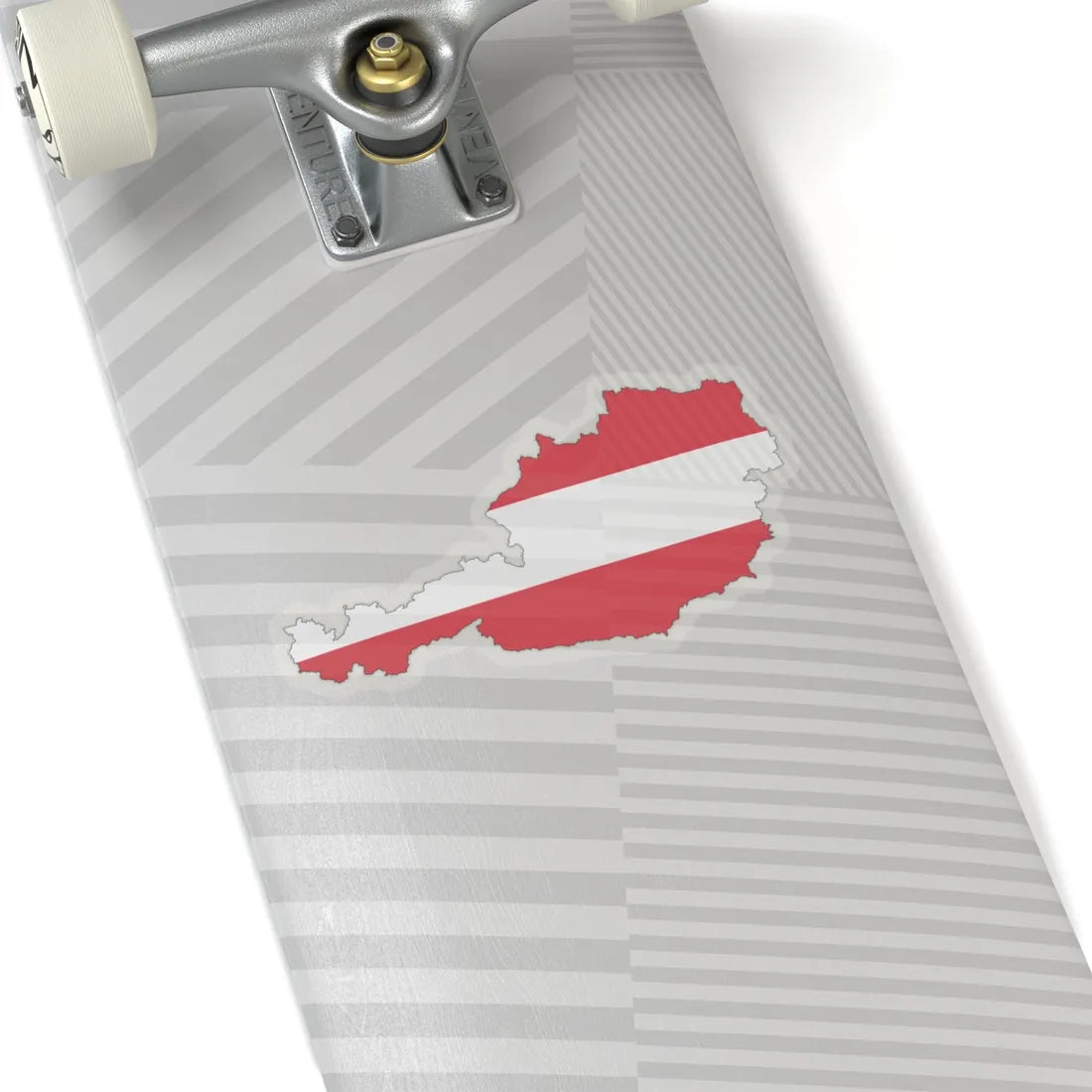 Austria-Flagmap (Austria) STICKER Vinyl Kiss-Cut Decal - The Sticker Space