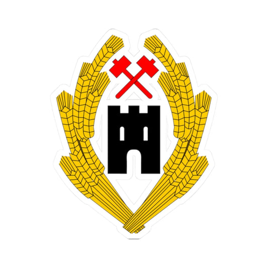 AustriaCoA-1918 (Austria) (Coat of Arms) STICKER Vinyl Kiss-Cut Decal 2 Inch White - The Sticker Space