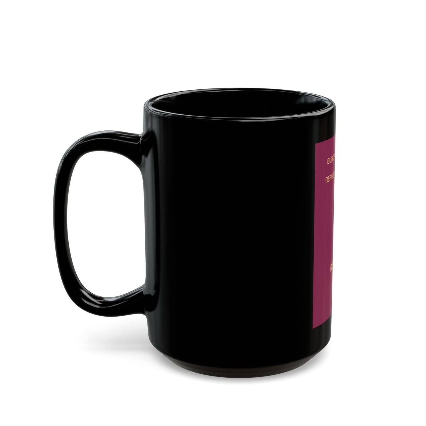 Austrian Passport - Black Coffee Mug