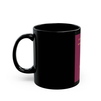 Austrian Passport - Black Coffee Mug