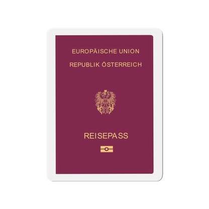 Austrian Passport - Die-Cut Magnet-4" x 4"-The Sticker Space