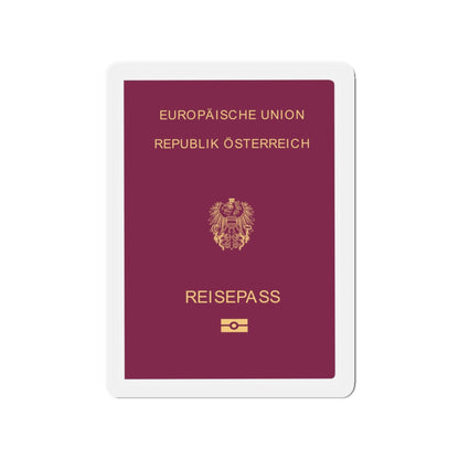 Austrian Passport - Die-Cut Magnet-5" x 5"-The Sticker Space