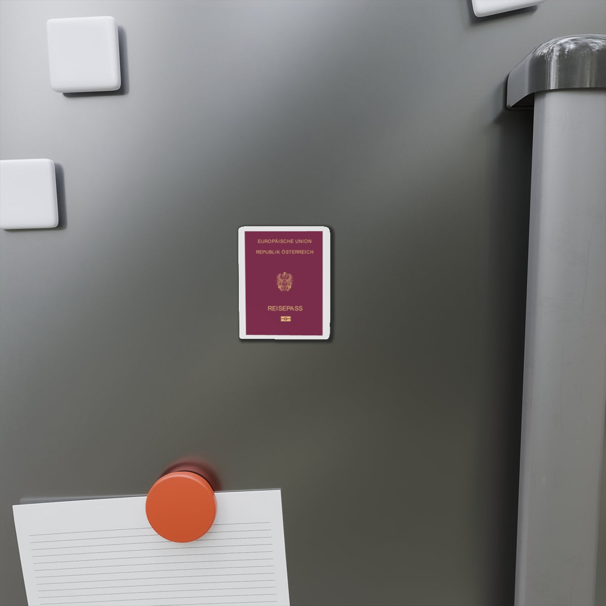 Austrian Passport - Die-Cut Magnet-The Sticker Space