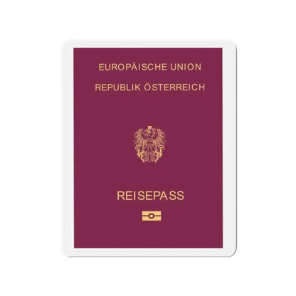 Austrian Passport - Refrigerator Magnet 2 Inch - The Sticker Space