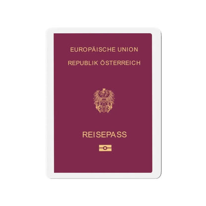 Austrian Passport - Refrigerator Magnet 3 Inch - The Sticker Space