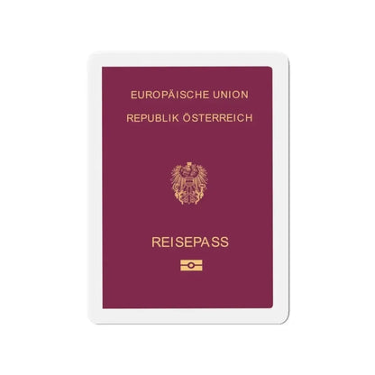 Austrian Passport - Refrigerator Magnet - The Sticker Space