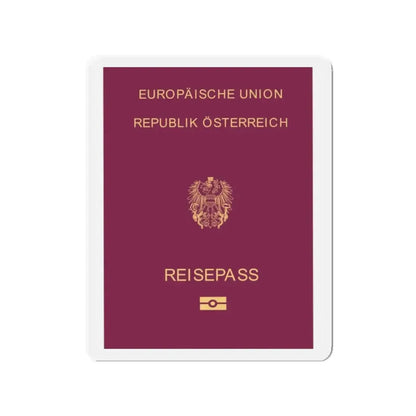 Austrian Passport - Refrigerator Magnet - The Sticker Space