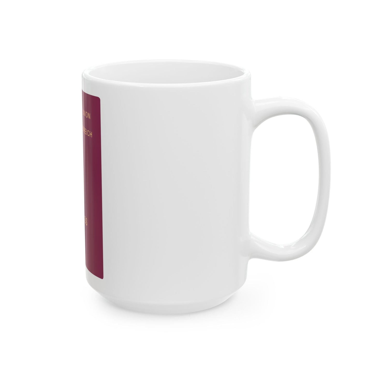 Austrian Passport - White Coffee Mug