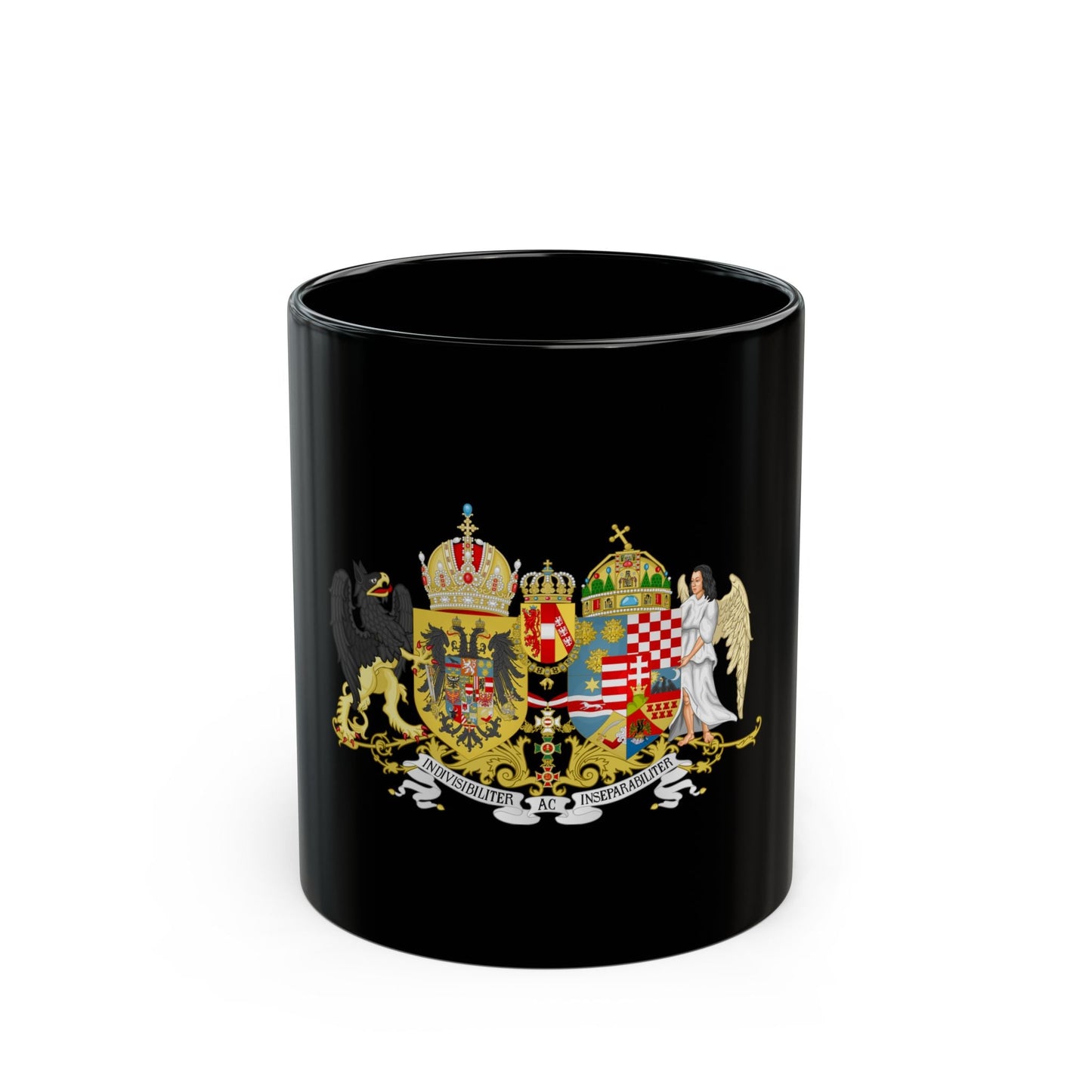 Austro-hungarian coat of arms 1914 - Black Coffee Mug