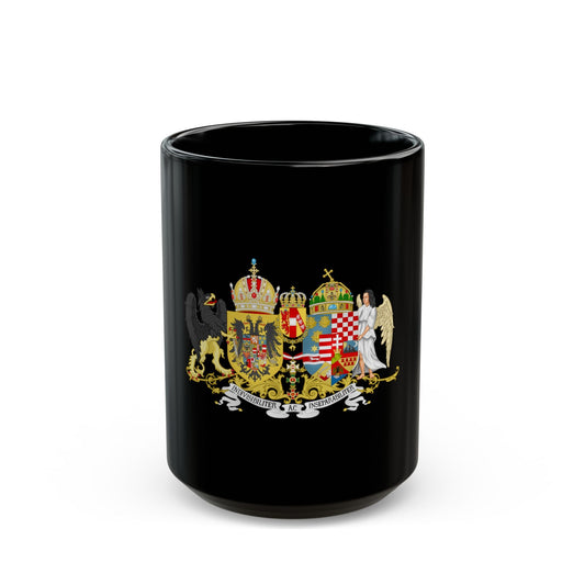 Austro-hungarian coat of arms 1914 - Black Coffee Mug