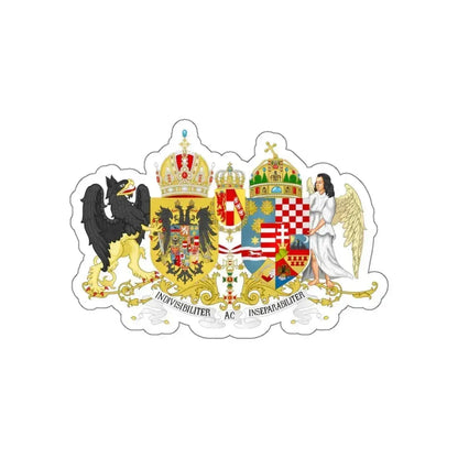 Austro-hungarian coat of arms 1914 STICKER Vinyl Die-Cut Decal 4 Inch - The Sticker Space