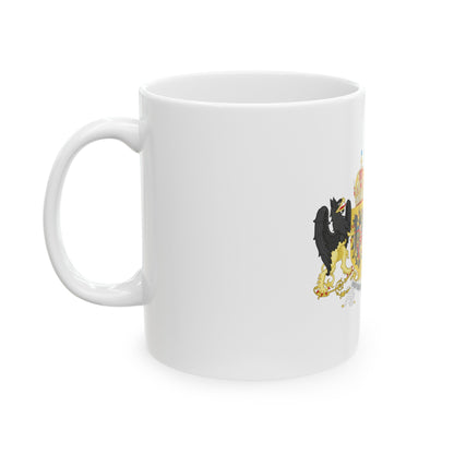 Austro-hungarian coat of arms 1914 - White Coffee Mug-The Sticker Space