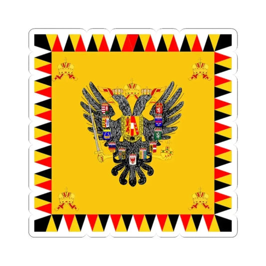 Austro-Hungarian Empress Standard Before 1915 (Austria) STICKER Vinyl Kiss-Cut Decal 2 Inch White - The Sticker Space