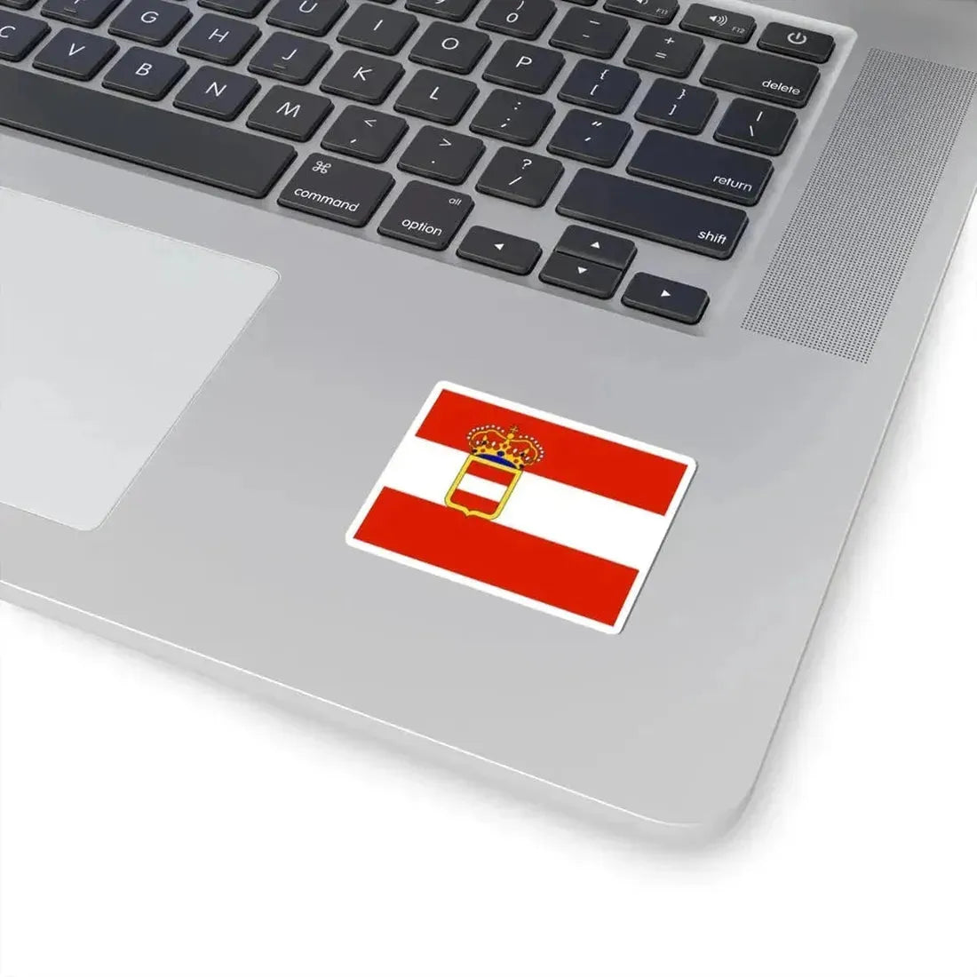 Austro-Hungarian Naval Jack 1894 (Austria) STICKER Vinyl Kiss-Cut Decal - The Sticker Space