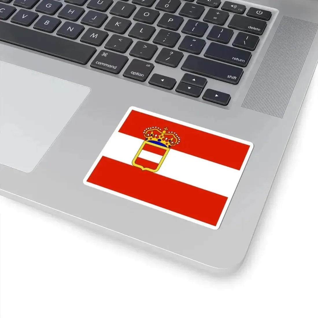 Austro-Hungarian Naval Jack 1894 (Austria) STICKER Vinyl Kiss-Cut Decal - The Sticker Space
