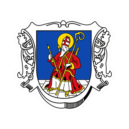 AUT Abtenau COA (Austria) (Coat of Arms) STICKER Vinyl Kiss-Cut Decal 2 Inch White - The Sticker Space