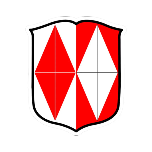 AUT Admont COA -2014 (Austria) (Coat of Arms) STICKER Vinyl Kiss-Cut Decal 2 Inch White - The Sticker Space