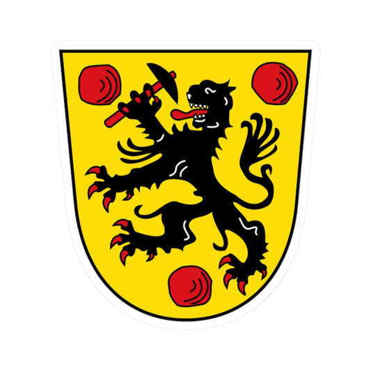 AUT Adnet COA (Austria) (Coat of Arms) STICKER Vinyl Kiss-Cut Decal 2 Inch White - The Sticker Space