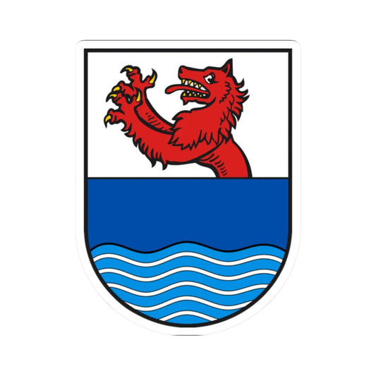 AUT Amstetten COA (Austria) (Coat of Arms) STICKER Vinyl Kiss-Cut Decal 2 Inch White - The Sticker Space