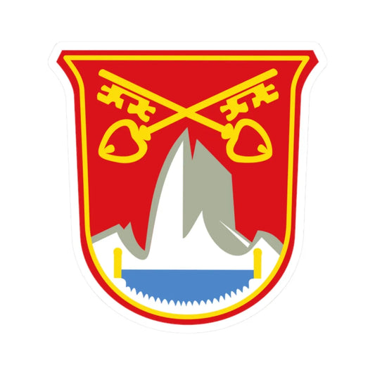 AUT Annaberg-Lungoetz COA (Austria) (Coat of Arms) STICKER Vinyl Kiss-Cut Decal 2 Inch White - The Sticker Space