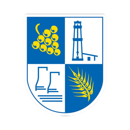 AUT Auersthal COA (Austria) (Coat of Arms) STICKER Vinyl Kiss-Cut Decal 2 Inch White - The Sticker Space