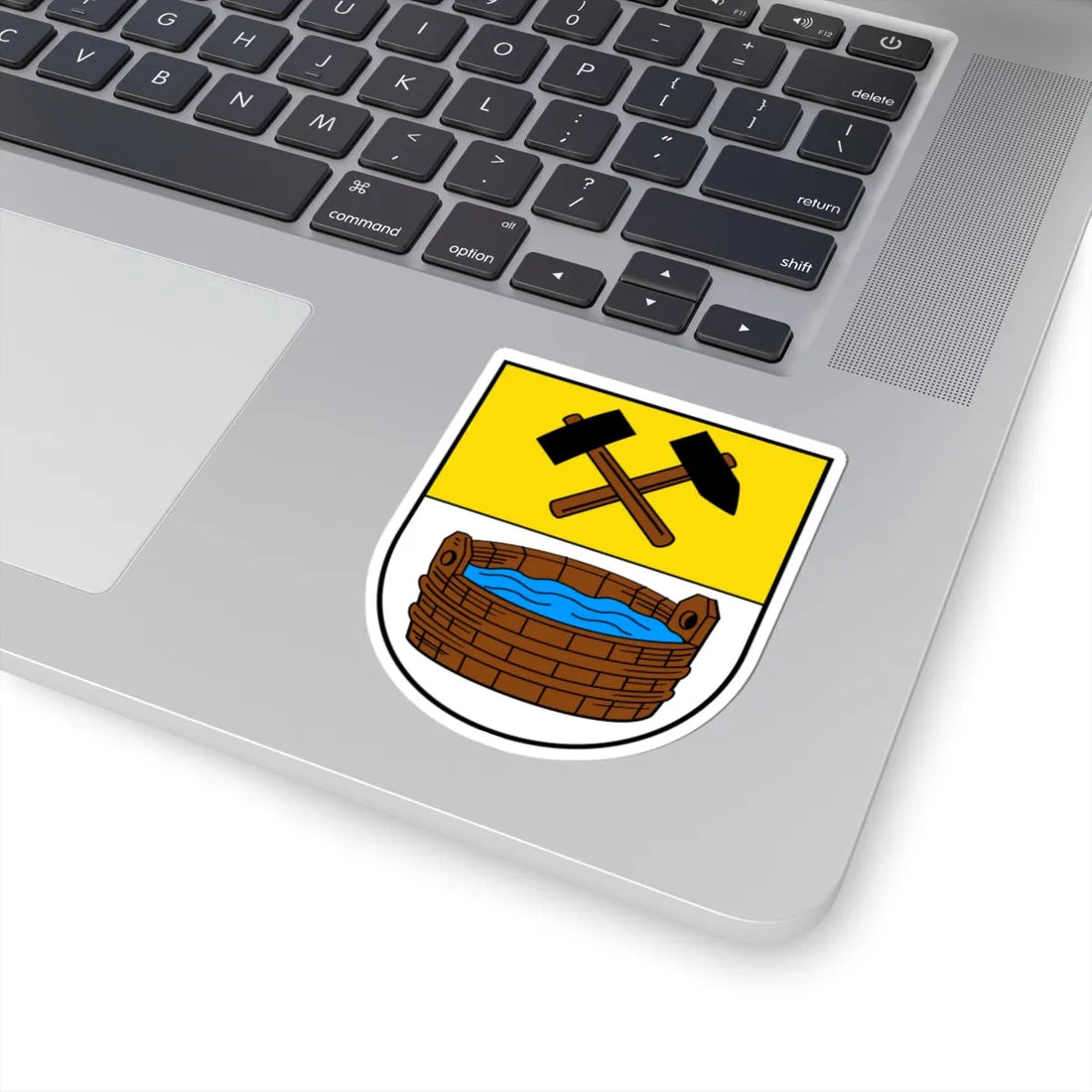 AUT Bad Hofgastein COA (Austria) (Coat of Arms) STICKER Vinyl Kiss-Cut Decal - The Sticker Space