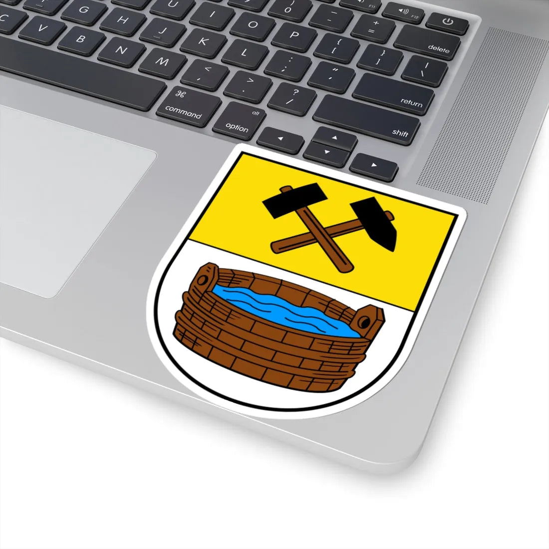 AUT Bad Hofgastein COA (Austria) (Coat of Arms) STICKER Vinyl Kiss-Cut Decal - The Sticker Space