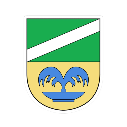 AUT Bad Mitterndorf COA 2014 (Austria) (Coat of Arms) STICKER Vinyl Kiss-Cut Decal 2 Inch White - The Sticker Space