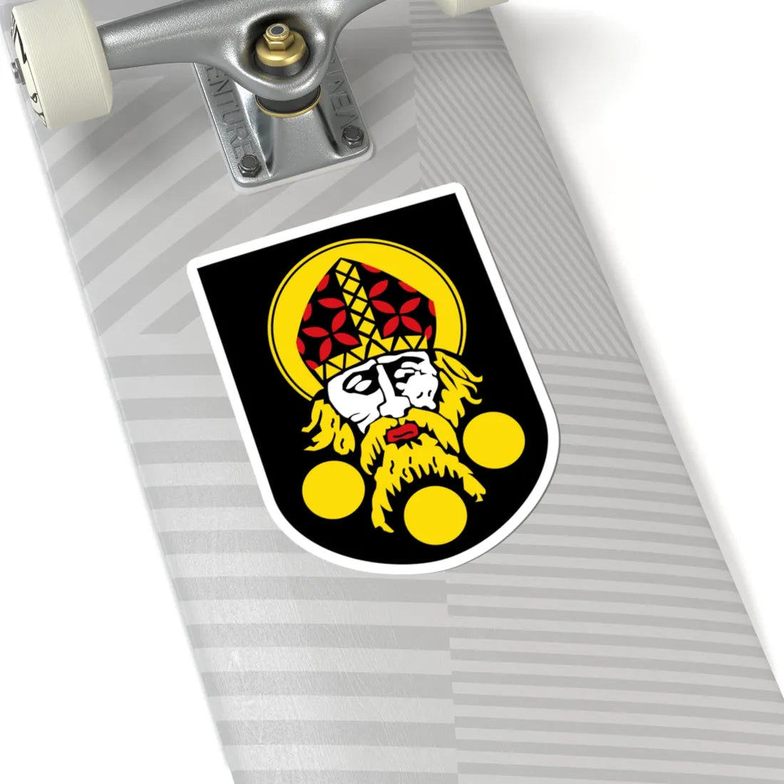 AUT Bad Vigaun COA (Austria) (Coat of Arms) STICKER Vinyl Kiss-Cut Decal - The Sticker Space