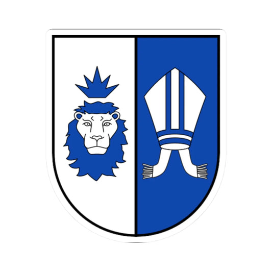 AUT Bad Waltersdorf COA (Austria) (Coat of Arms) STICKER Vinyl Kiss-Cut Decal 2 Inch White - The Sticker Space