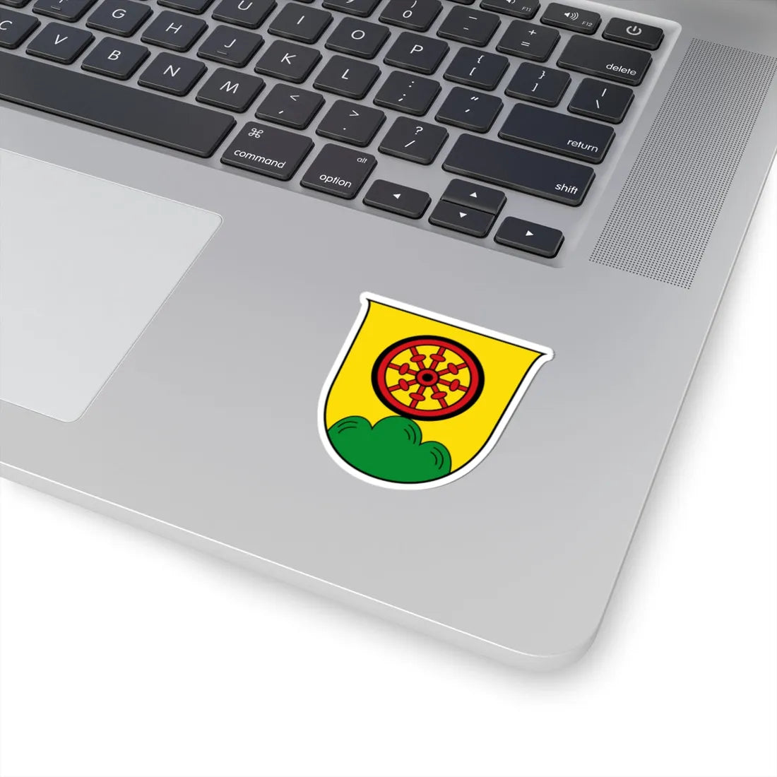AUT Bergheim bei Salzburg COA (Austria) (Coat of Arms) STICKER Vinyl Kiss-Cut Decal - The Sticker Space
