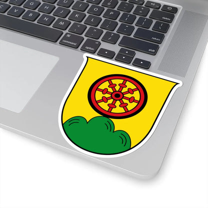 AUT Bergheim bei Salzburg COA (Austria) (Coat of Arms) STICKER Vinyl Kiss-Cut Decal - The Sticker Space