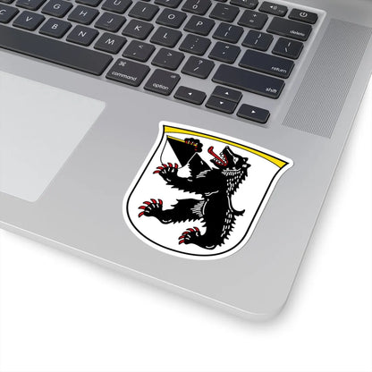 AUT Berndorf bei Salzburg COA (Austria) (Coat of Arms) STICKER Vinyl Kiss-Cut Decal - The Sticker Space