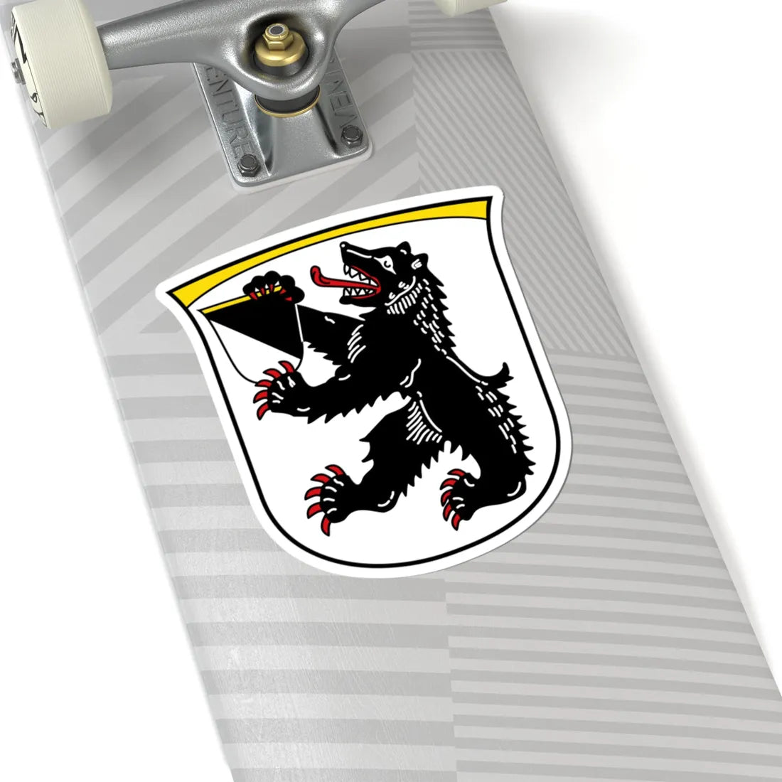 AUT Berndorf bei Salzburg COA (Austria) (Coat of Arms) STICKER Vinyl Kiss-Cut Decal - The Sticker Space