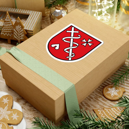 AUT Übersbach COA (Austria) (Coat of Arms) STICKER Vinyl Kiss-Cut Decal - The Sticker Space