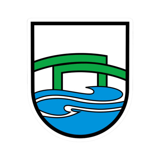 AUT Bildein COA (Austria) (Coat of Arms) STICKER Vinyl Kiss-Cut Decal 2 Inch White - The Sticker Space