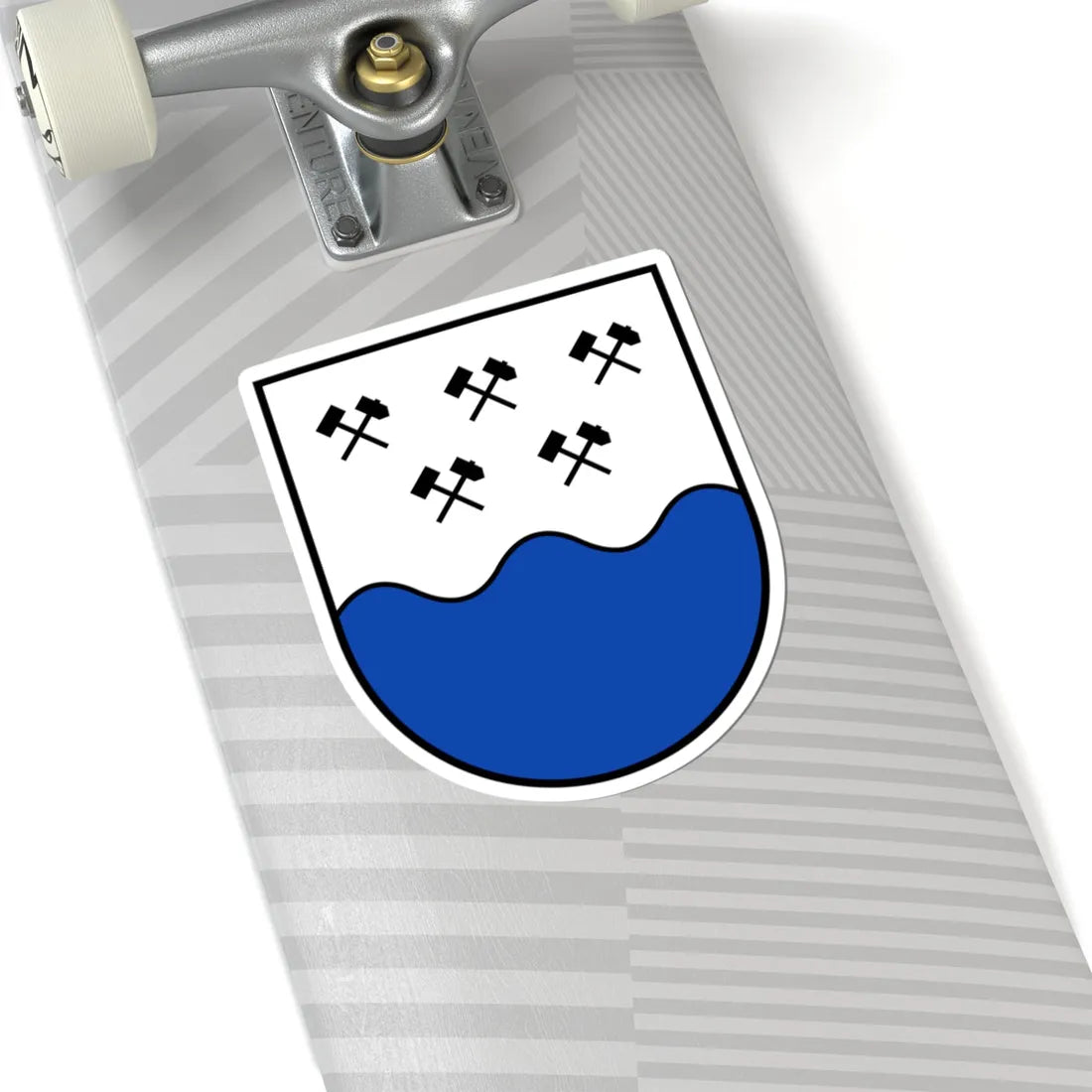 AUT Dellach im Drautal COA (Austria) (Coat of Arms) STICKER Vinyl Kiss-Cut Decal - The Sticker Space