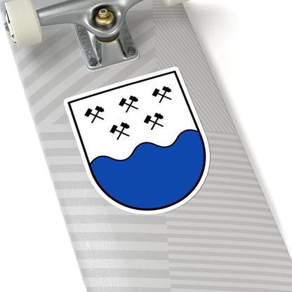 AUT Dellach im Drautal COA (Austria) (Coat of Arms) STICKER Vinyl Kiss-Cut Decal - The Sticker Space