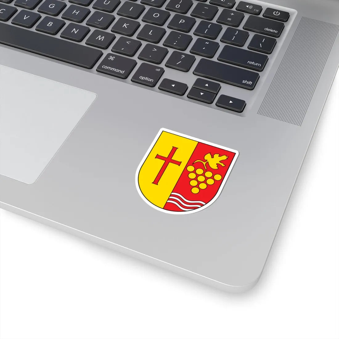 AUT Deutschkreutz COA (Austria) (Coat of Arms) STICKER Vinyl Kiss-Cut Decal - The Sticker Space